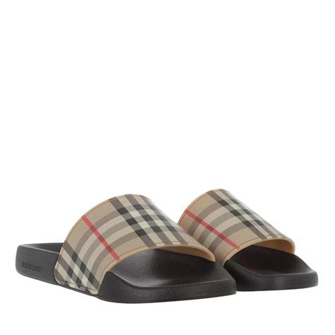 burberry flannel slippers.